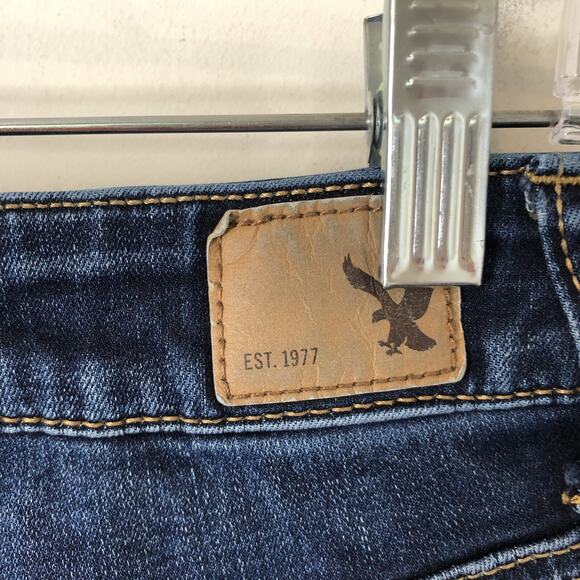 American Eagle Outfitters Women's Hi-Rise Jeggings Raw Hem Size 6 - Picture 5 of 8